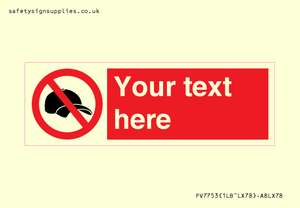 Custom prohibition no caps